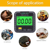 Digital Inclinometer 4*90°  Portable Angle Finder Mini Level and Bevel Gauge Level Box with LCD Display Screen Level Bubble