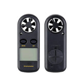 GM816 Digital Anemometer Mini LCD Wind Speed Air Velocity Temperature Measuring with Backlight Display Temperature Tester