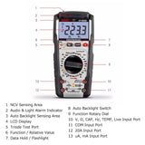 CEM DT-8905D/DT-8908D 6000 Counts TRMS Multimeter NCV High Precision Manual Range Anti-burning Multimeter Digital Tester