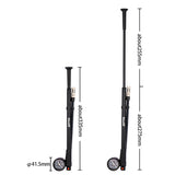 ZTTO 300PSI Bicycle Air Pump High Pressure MTB Bike Shock Pump with Schrader &amp; Presta Valve Gauge for Front Fork Rear Suspension