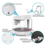 Cat Water Fountain With Faucet Dog Water Dispenser Transparent Filter Drinker Pet Sensor Drinking Feeder