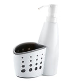 300ml Soap Dispenser Pump with Sponge Caddy Holder for Kitchens Bathrooms