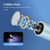 Wireless Ear Cleaner Wax Removal Tool Intelligent Visual 3.9mm Luminous Endoscopy High-definition Otoscope  Ear Picking Spoon