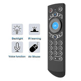 G21Pro Remote Control Backlit Gyroscope Wireless Air Mouse 2.4G Smart Voice Remote Control for TV Set-Top Box Projector
