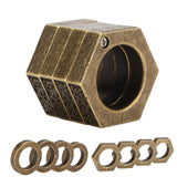 Emergency Survival Ring Self Defence Rings Smooth Surface for Emergenc for Survival