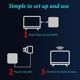 H6 TV Box Set-top Box Full High Definition 6K Wifi Streaming Media Player Voice Assistant Box USB Interface