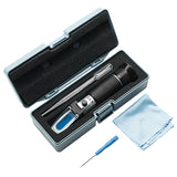Seawater Refractometer RHS-100ATC 0-10% Salinity 1.000-1.070 Salt Specific Gravity Seawater Salinometer For Aquarium