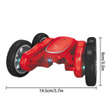 2.4GHz Remote Control Rotating Car, 4WD Headlights Double Sided 360° RC for Boys Girls