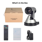 Smart PTZ 4MP HD 4x 10x Optical Zoom Video Conference Camera With Bluetooth Omnidirectional Microphone USB Remote Control