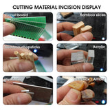 12-24V 5-15A DIY Desktop Woodworking Table Saw Grinder Electric PCB Cutting Machine Saw Machinery Corded Table Pannel Saw Black