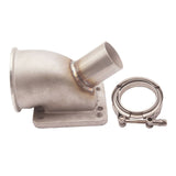 3 Inch Turbo 90 Degree Elbow Adapter T3 / T4 Flange And Flange Kit