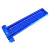 8inch Precision Woodworking Tools Aluminum Scale Ruler T-type Square Hole Ruler 67JE