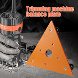 Woodworking Edge Cutter Board Carpenter Trimmer Router Bases Flip Plate Engraving Milling Machine Table Chamfering Accessories