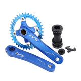 Lightweight Folding Bike Crankset 104BCD Chainring Bicycle 170mm Parts