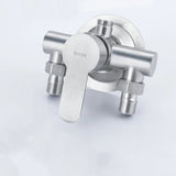 1 Pc 304 Stainless Steel Hot And Cold Water Mixing Valve Surface Mounted Shower Faucet Water Heater Switch Mixing Valve Bathroom