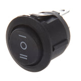 10 Pcs x ON/OFF/ON 3 Position SPDT Round Boat Rocker Switch 6A/250V 10A/125V AC