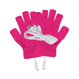 Washable 1 Pair Durable Winter Electric USB Hand Warmers Breathable Thermal Gloves Lightweight   for Home