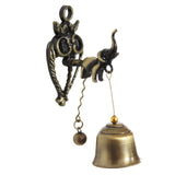 Doorbell Retro Nostalgic Style Animal Door Bell Metal Iron Bell Wind Chime Ornament Wall Horse Garden Elephant Owl Hot