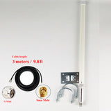 5.8dBi LoRaWAN 868MHz 915mhz omni fiberglass antenna outdoor roof IOT lora Bobcat,SenseCap,Rak,Heltec antenna