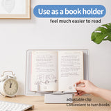 Book Stand Holder Portable Multifunctional Magnetic White Board Paper Clipboard Bookstand Reading Pen Slot Support for Reading