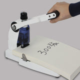 D1008 Heavy-duty binding puncher Single-hole voucher punching machine Manual binding ring Heavy-duty labor-saving