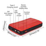 Portable Car Jump Starter 10000mAh 12Volt Emergency Power Supply Power Bank Battery for Cars SUV
