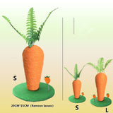 Pet Toys Cat Scratching Board Scratching Post Carrot Shape Cat Scratcher Tree for Cats Climbing Indoor Claws Care Sisal Rope