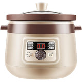220V 3L Electric Stewing Pot Household Automatic Ceramic Slow Stewer Multi Cooker Soup Dessert Stewing Cooker