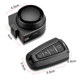 Elecpow Wireless Waterproof Bike Vibration Alarm USB Charging Remote Control Bicycle Motorcycle Electric Vehicles Alarm System