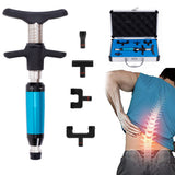 Chiropractic Adjustment Tool Spine 6 Levels 4 Heads Therapy Adjust Vertebration Tools Massager Manual Gun Set Fascia Massage gun