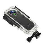 For Insta360 X3 Dive Case Waterproof Housings Underwater Protection Case Panoramic Action Camera Replacement