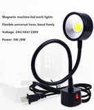 COB LED Super Bright Sewing Clothing Machine Light Multifunctional Flexible Magnet Work Lamp for Workbench Lathe Drill Press