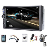 Screen HD MP5 Player 2 Din 7" Central Multimedia Autoradio Auto Electronics Mirror Link USB TF FM Support Back Up Camera