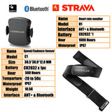 NEW GPS Bicycle Computer Bike Speedometer M1 Cycling ANT+ Cadence Sensor Heart Rate Monitor For Garmin Bryton IGPSPORT Strava