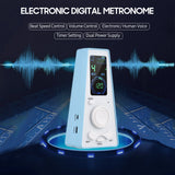 Electronic Digital Metronome with Timer Universal Electronic Metronome with Volume Beat Speed Control Battery USB Cable Powered