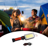 LED Flashlight Rechargeable Work Lantern Inspection Lamp Spotlight Torch Camping Light with Magnetic Hanging Hook