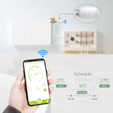 Tuya Zigbee3.0 Thermostatic Radiator Valve Temperature Controller Intelligent Radiator For Alexa Google Assistant