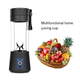 Portable Size USB Electric Fruit Juicer Handheld Smoothie Maker Blender Stirring Rechargeable Mini Portable Juice Cup Water