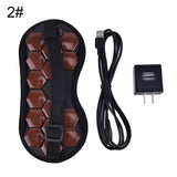 1PCS Physical Therapy Nature Jade Stone Germanium Tourmaline Sleep Office Use Face Eye Mask For Travel