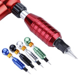 Alloy Rotary Tattoo Pen Machine Motor Guns Tattoos Studio Gourd Rotary Machine RCA Cord Body Permanent Microblading Machine Kit