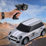 Turbo 1:76 Racing RC Car Mini Race Car with 2.4GHz 91803G-VT 3CH Transmitter Racing Experience New Patent Car for Kids Toys