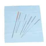 34 Pieces of 3D Printer Nozzle Cleaning Kit Mk8 Brass Nozzle with 0.2 to 1.0mm Cleaning Needle Tweezers