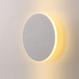 Round Led Wall Light Modern Touch Switch For Living Room Bedroom Decoration Black White Wall Sconce Indoor Lighting Lamp Shade
