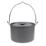 21.6 X 14.6cm Portable Hanging Pot Outdoor Camping Picnic Cooking Campfire