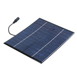 12V 5.2W Mini Solar Panel Polycrystalline Solar Cells Silicon Epoxy Solar DIY Module System Battery Charger + DC output