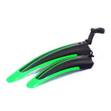 2 pieces Of Bicycle Mudguards Mud-proof Mountain Bike Tires Front And Rear Mudguards Colored Plastic Fender Wings Bicycle Parts