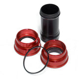 MTB Bicycle Bottom Bracket Aluminum Waterproof BB92 89/92mm Screw/Thread Type Crankset Bearings Mountain Bicycle Axis Parts