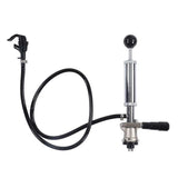 Beer Keg Pump Leakproof Rustproof Stainless Steel Beer Quick Keg Tap Pump S Type Dispenser for Picnic Party Wedding
