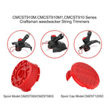 Trimmer Spools Line 20Ft Red Trimmer Line For Craftsman CMCST910 CMZST080 Lawn Mower Accessories Garden Power Tools