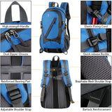 Outdoor Hiking Men Women Lightweight Backpack Camping Cycling Climbing Travelling Water-Resistant Bags